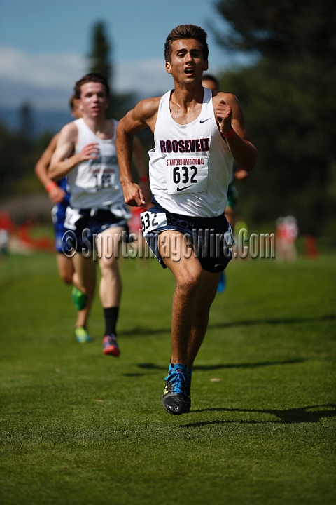 2014StanfordSeededBoys-461.JPG - Seeded boys race at the Stanford Invitational, September 27, Stanford Golf Course, Stanford, California.